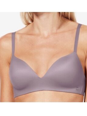 NWT Tommy John Second Skin Lightly Lined Wireless Bra in Gray Ridge